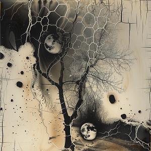 tree  moon  bird  painting  chemigram  nature  art  abstract  night  whimsical 1061332