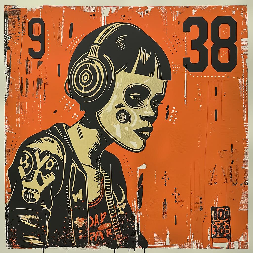 poster  headphones  girl  graffiti  streetwise  urban  fashion  youth  art  expression 949318