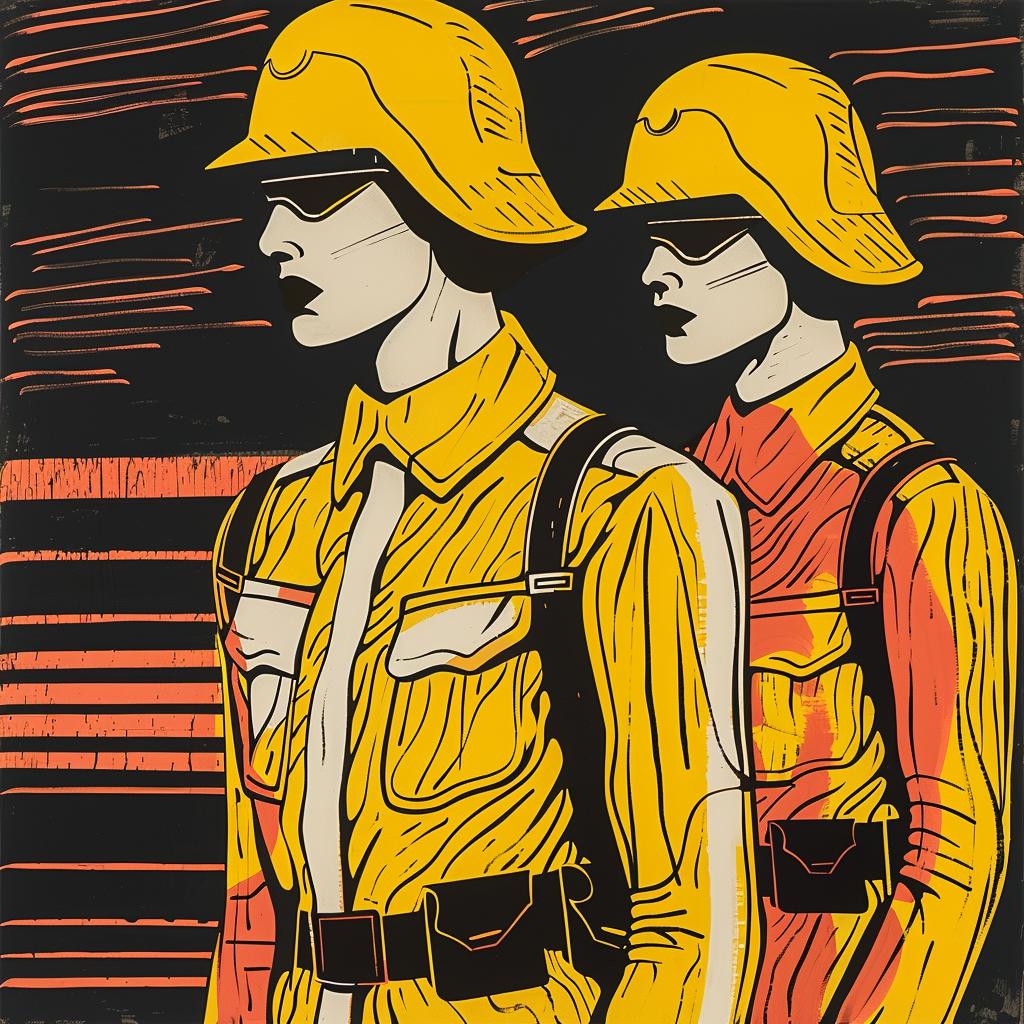 Ralph  McQuarrie  poster  soldiers  uniforms  yellow  graphic  artwork  cinema  illustration 933751