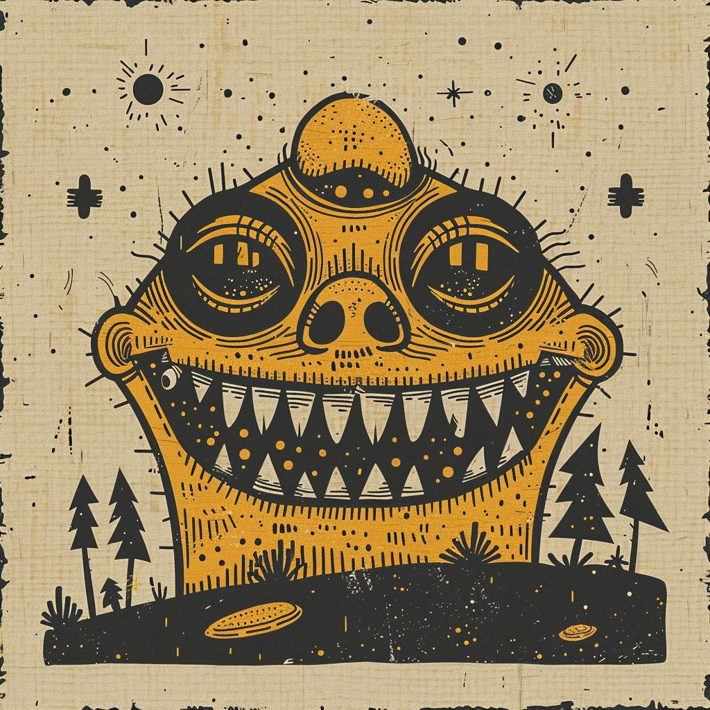 monster  smile  cartoon  bizarre  art  humorous  illustration  colorful  character  playful 926271