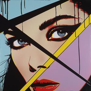 album  cover  surreal  devil  symbolist  glass  makeup  woman  blue  eye 1078183