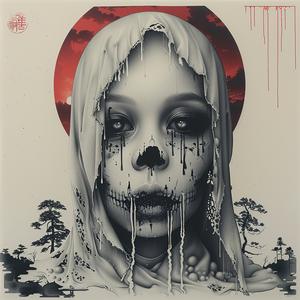 chromolithography  painting  horror  woman  blood  dripping  deathmetal  Andreas  Levers  Japanese 1039774