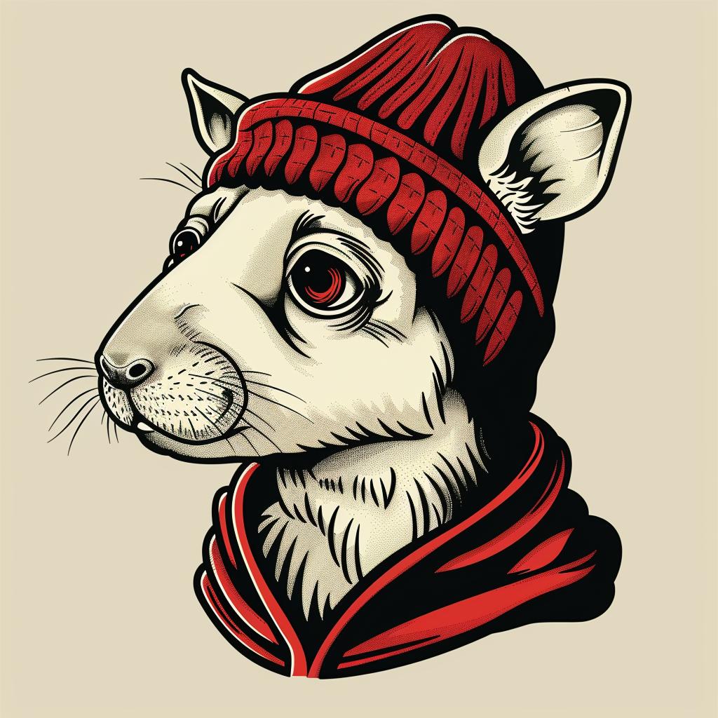 kangaroo  hat  scarf  street  culture  aggressive  minimalist  animal  urban  illustration 959364
