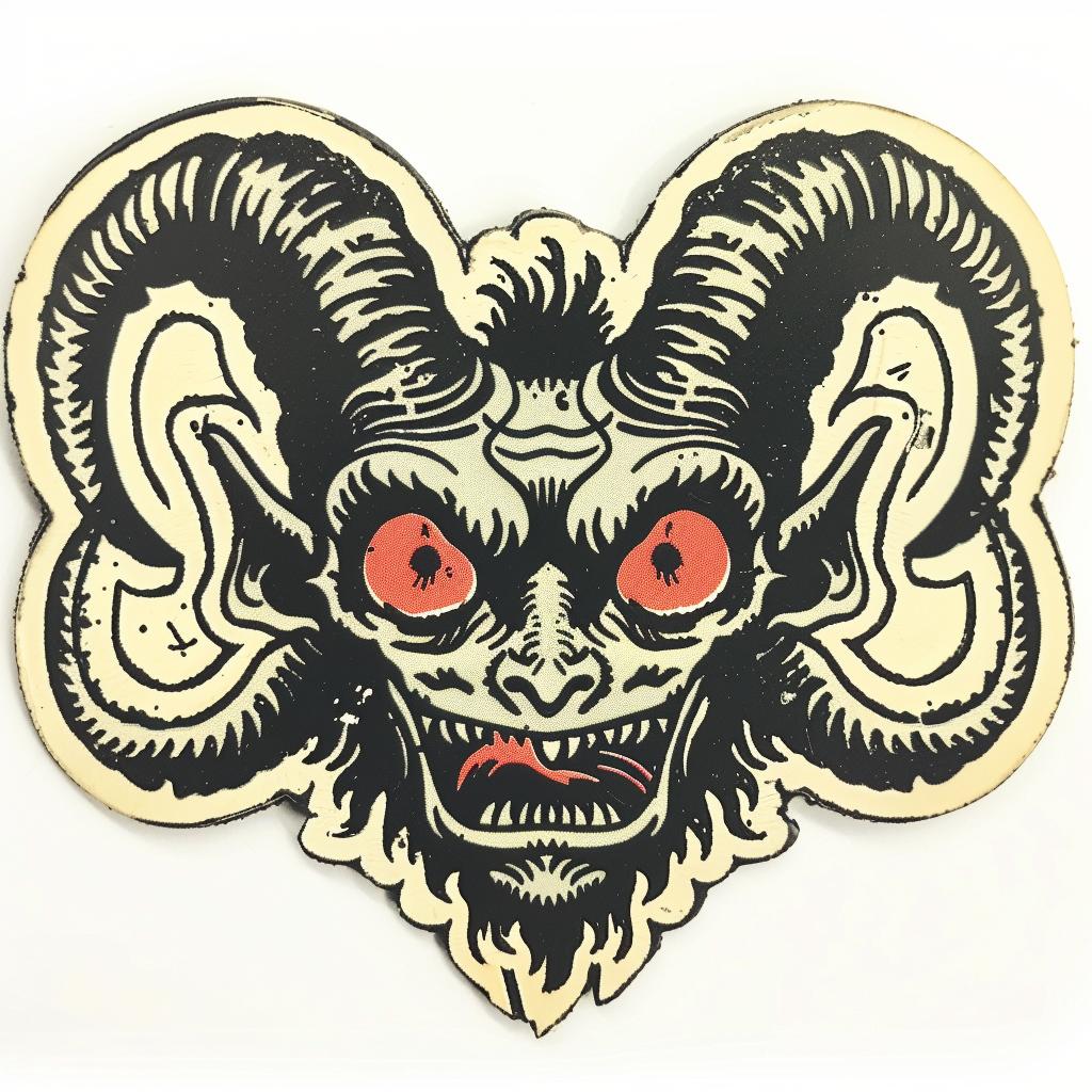 Monster  Badge  Sticker  Demon  Terror  Occult  Naturalistic  Dark  Art  Spiritual 931413