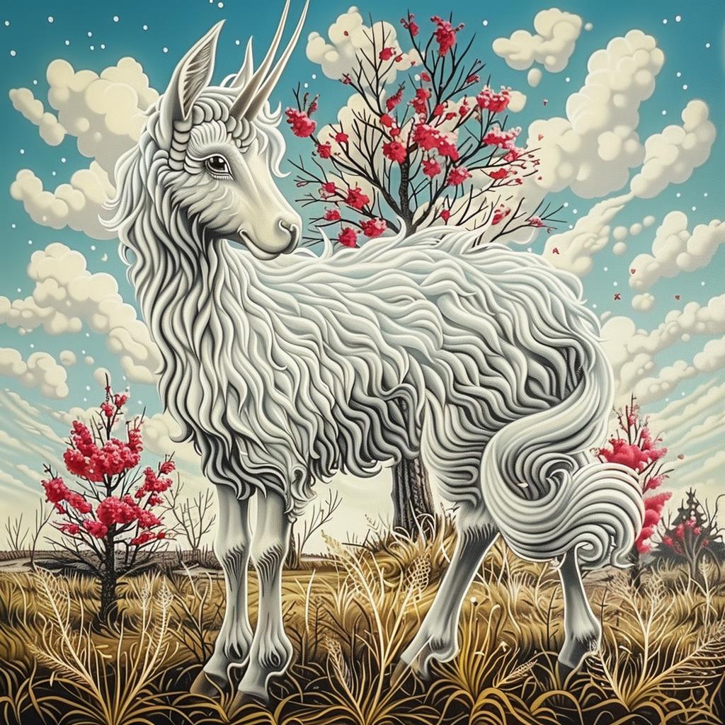 mythical  creature  hybrid  unicorn  field  fantasy  painting  unique  nature  exploration 941373