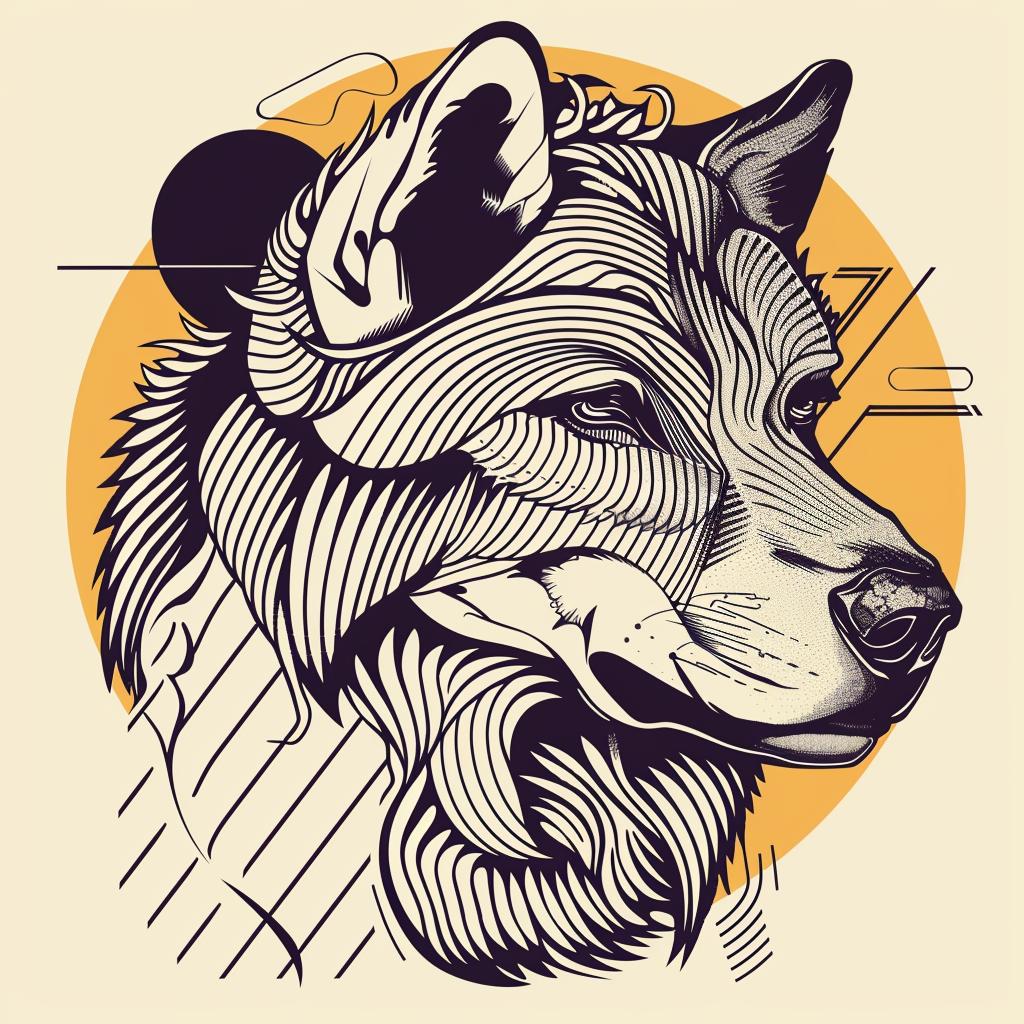 wolf  sheep  hybrid  graphic  wild  bold  fantasy  creature  artistic  illustration 939617