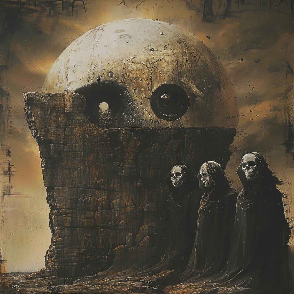 surreal  album  dark  occult  art  mystical  illustration  design  style  composition 1035091
