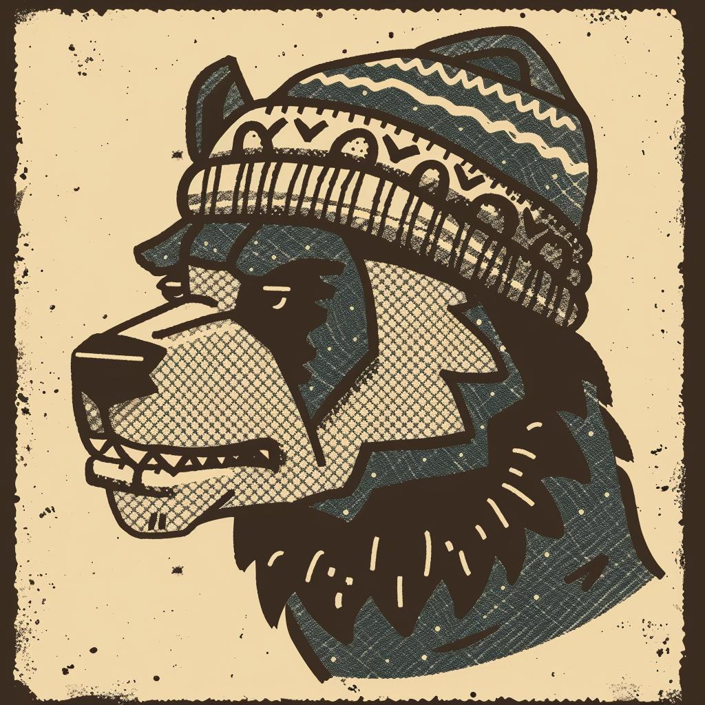 animal  aggressive  streetwise  knit  hat  minimal  culture  bear  urban  character 958996