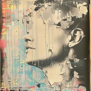 painting  woman  paint  abstract  colorful  expression  face  artistic  texture  portrait 1075800