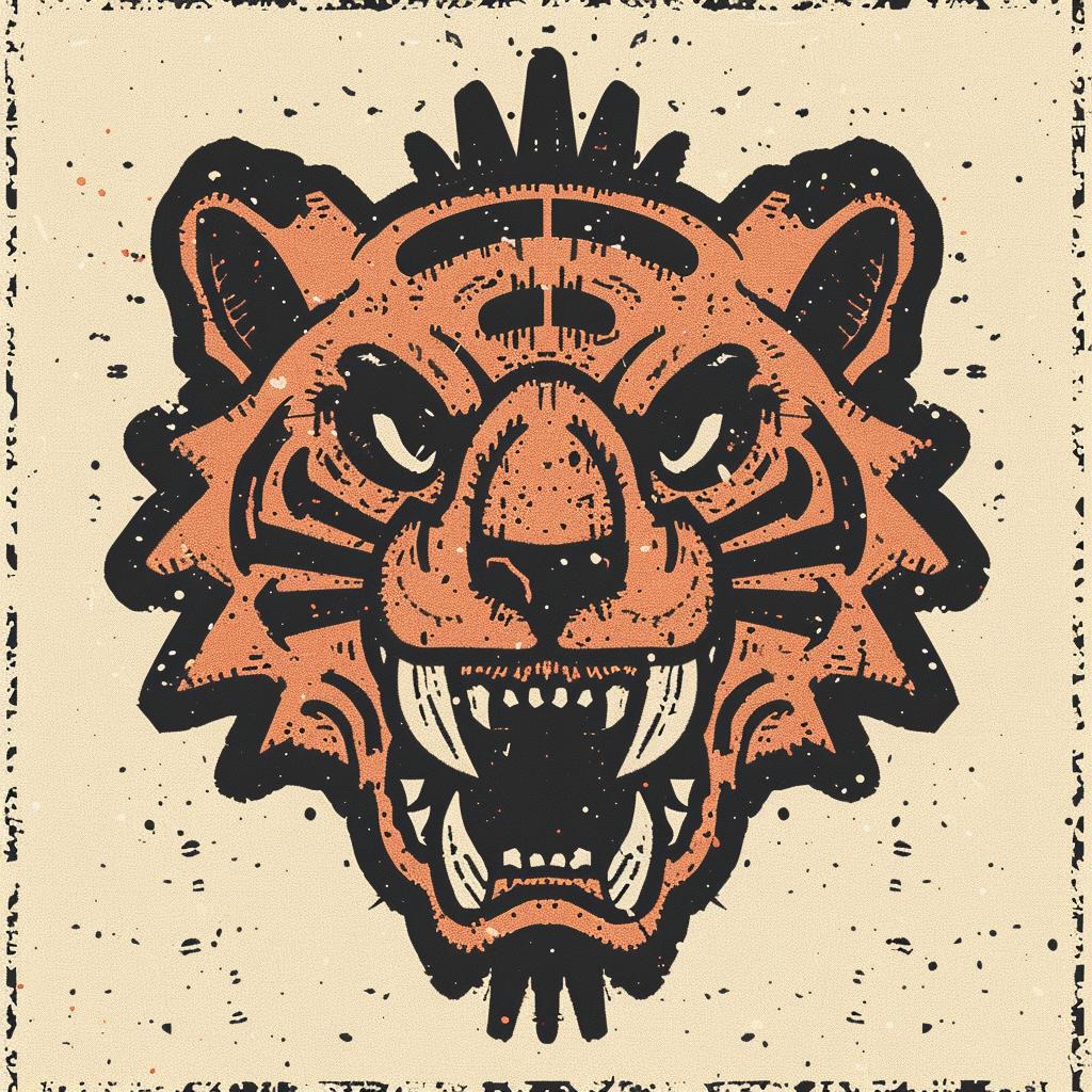 badge  saber-tooth  tiger  mythology  occult  mystical  design  vintage  introspective  spiritual 932928
