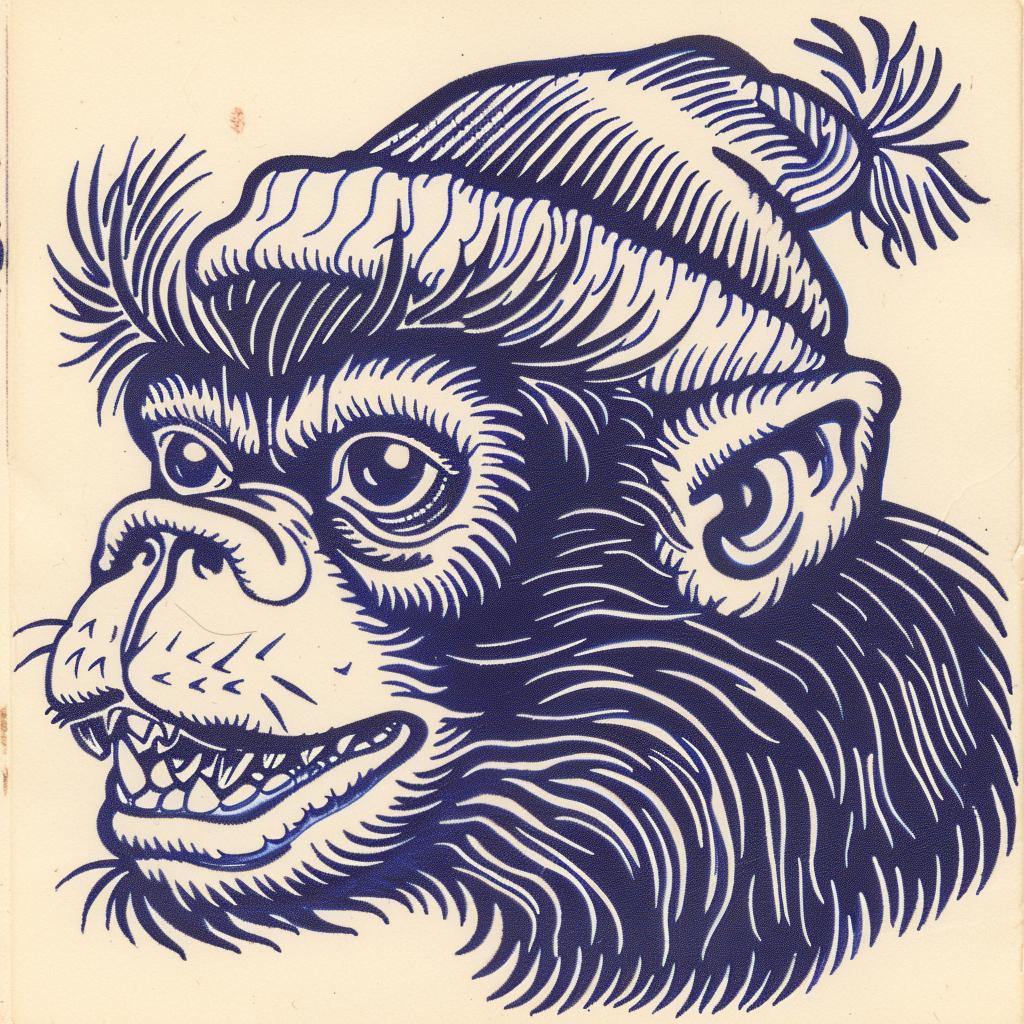 aggressive  animal  monkey  hat  drawing  street  culture  simple  minimal  artwork 959464