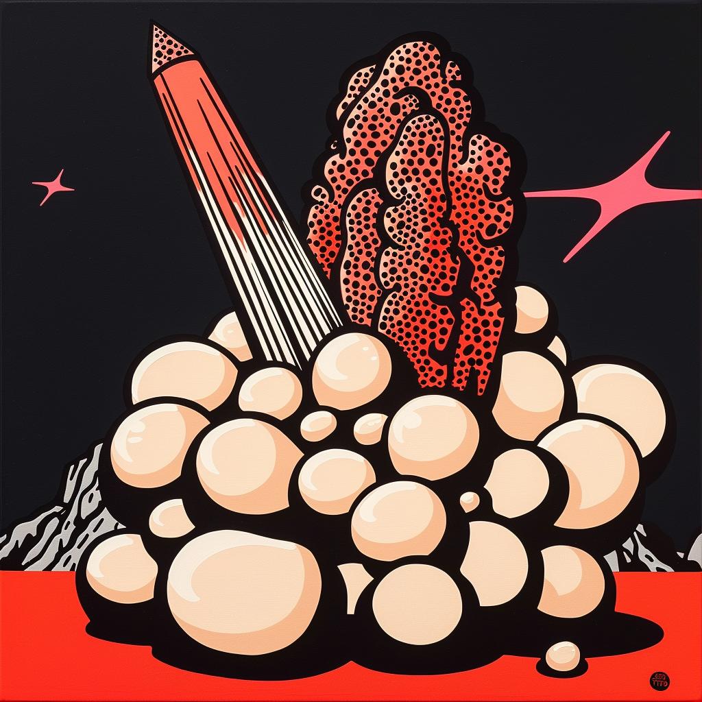 rocket  art  Tycho  album  Ruscha  dark  graphic  details  street-art  influence 1023064