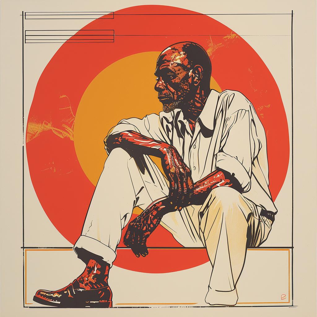 African  American  man  poster  Rockwell  portrait  vintage  illustration  community  historical 923849