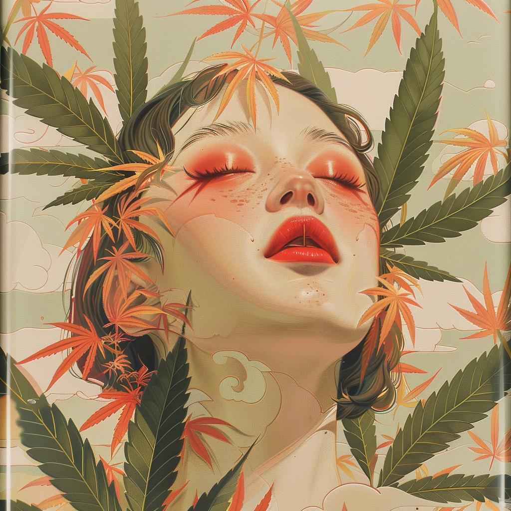 cannabis  packaging  woman  Hsiao  Ron  Cheng  Patrick  Nagel  face  case 917949