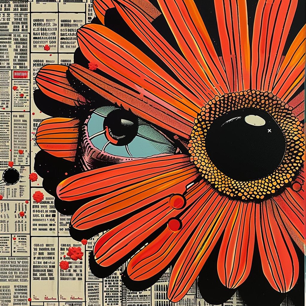 abstract  impressionism  collage  flower  eye  graphic  design  colorful  art  modern 950463