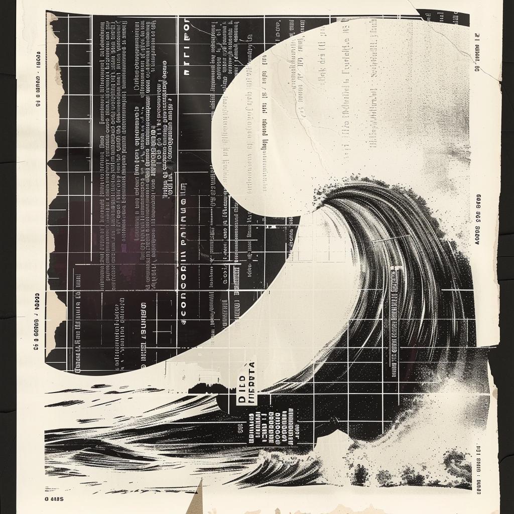 wave  newspaper  poster  abstract  conceptual  graphic  modern  artistic  dynamic  visual 939795