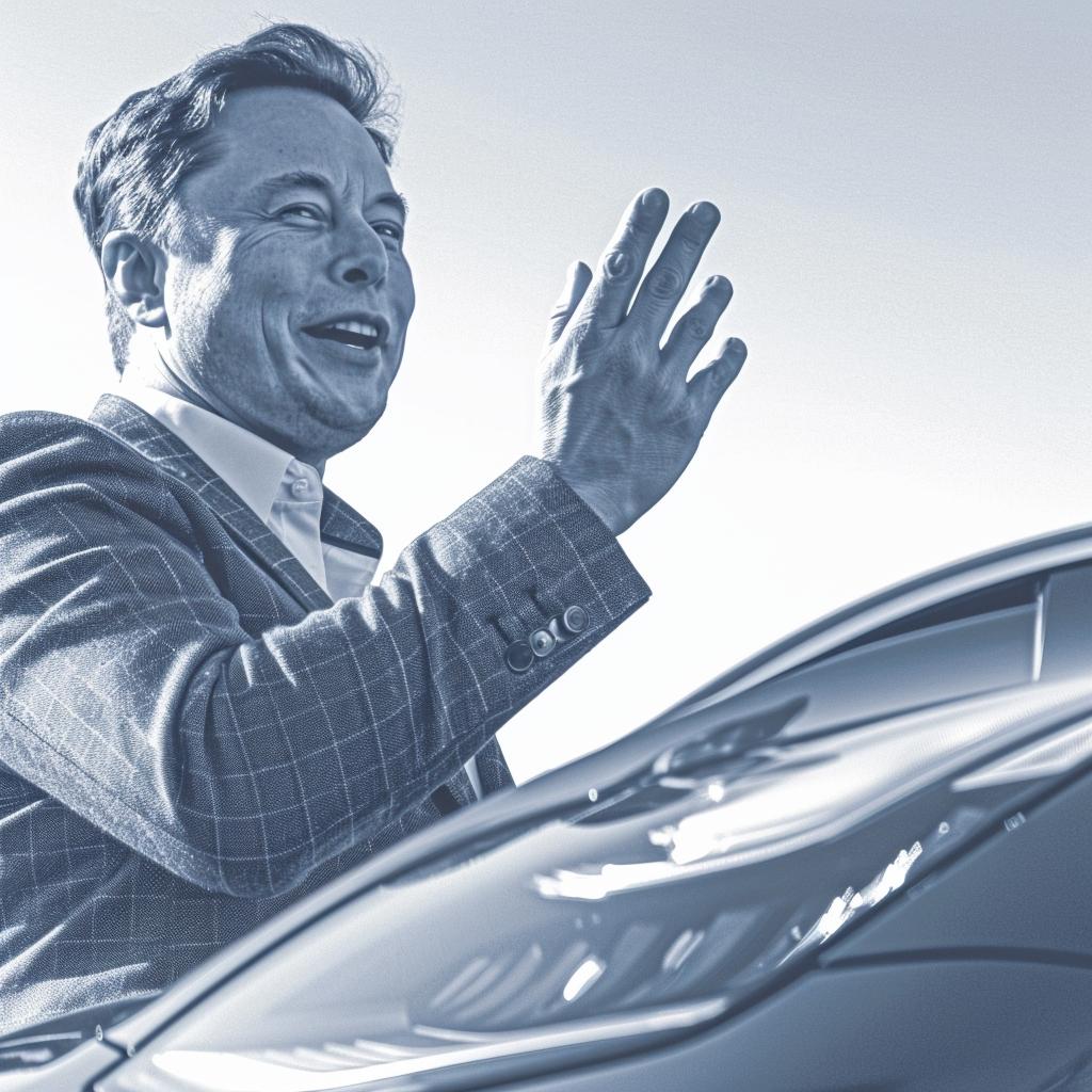 Elon  Musk  gesture  CEO  crowd  drawing  humor  celebrity  art  expression 940967