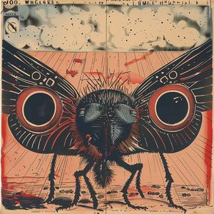 chromolithography  fly  poster  insect  art  detailed  colorful  nature  illustration  graphic 1052092