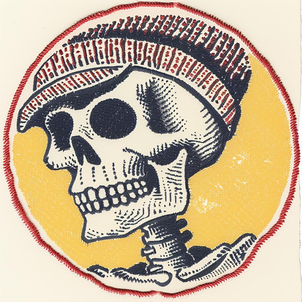 skull  hat  sticker  embroidery  chenille  streetwear  minimal  cool  hipster  design 961190