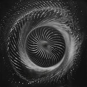 geometric  spiral  black  white  high-contrast  pattern  abstract  noise  film-grain  art 1039043