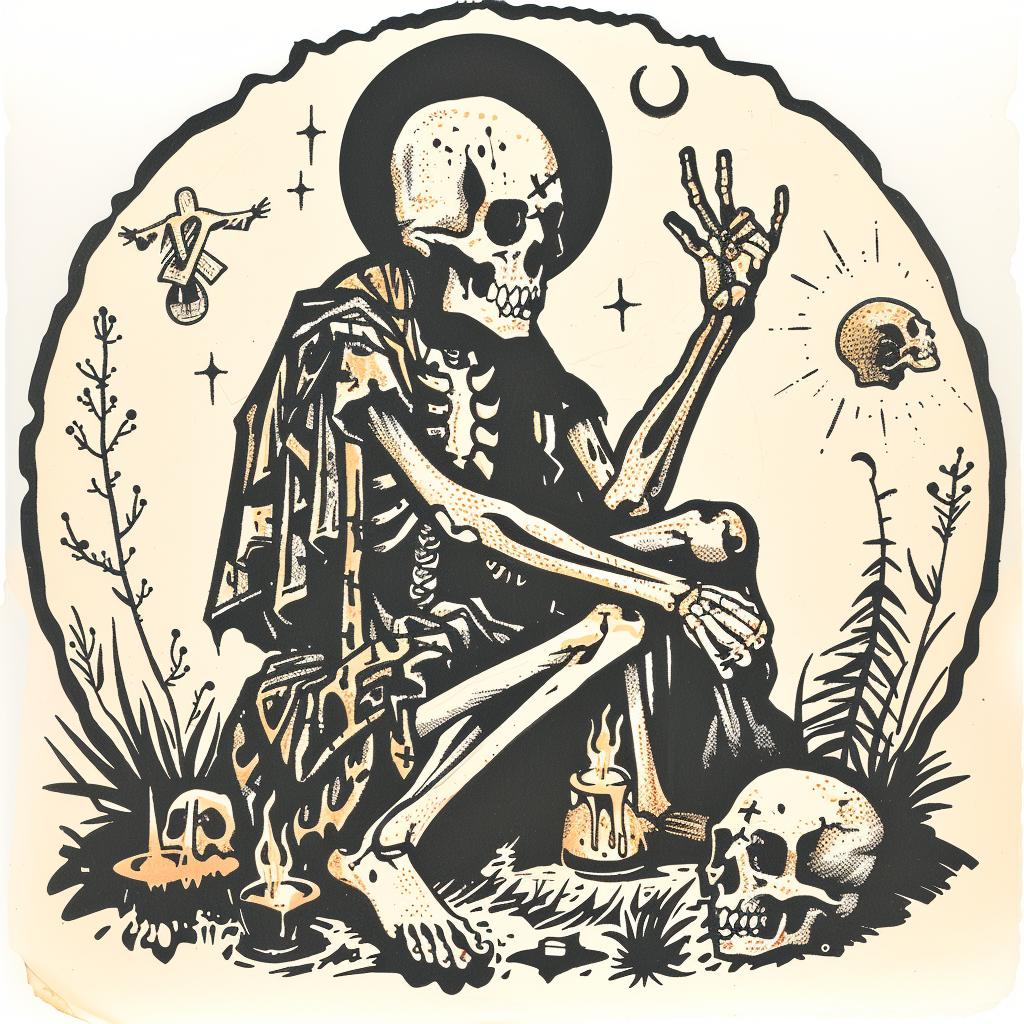 skeleton  ground  skull  provocative  dark  art  occult  naturalistic  spiritual  terror 935790