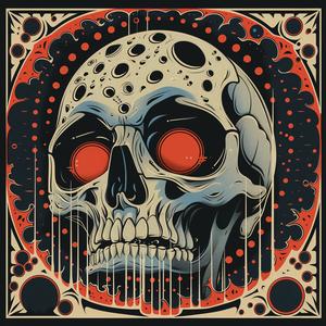 skull  poster  red  eyes  dark  arts  symbolism  minimal  graphic  bold 1038946