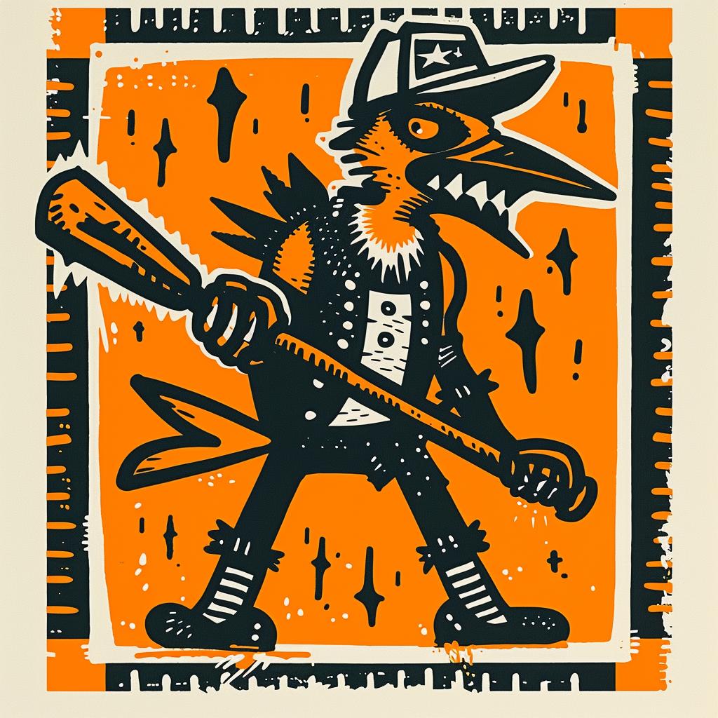 streetwise  bird  baseball  bat  minimal  urban  poster  humor  aggressive  character 957066