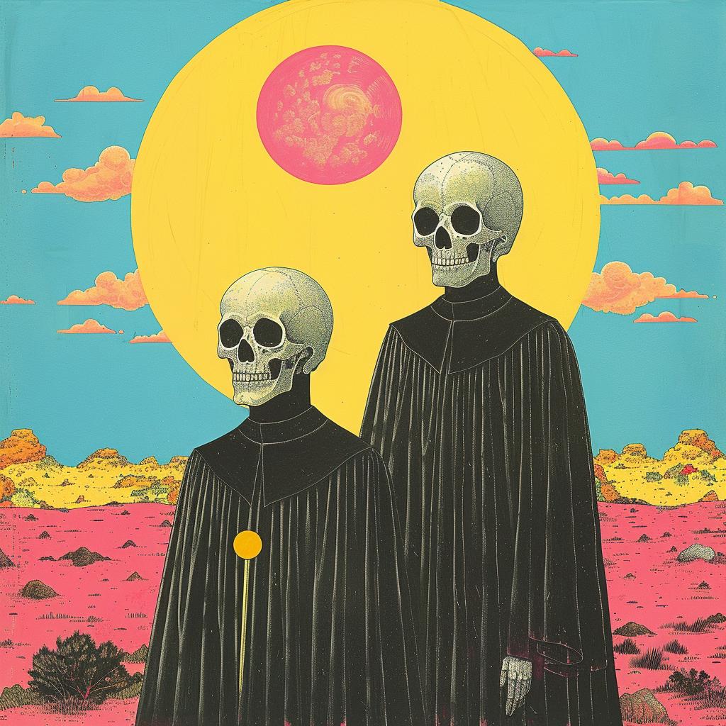 surreal  album  occult  dark  arts  skeleton  robed  sun  death  illustration 1019444