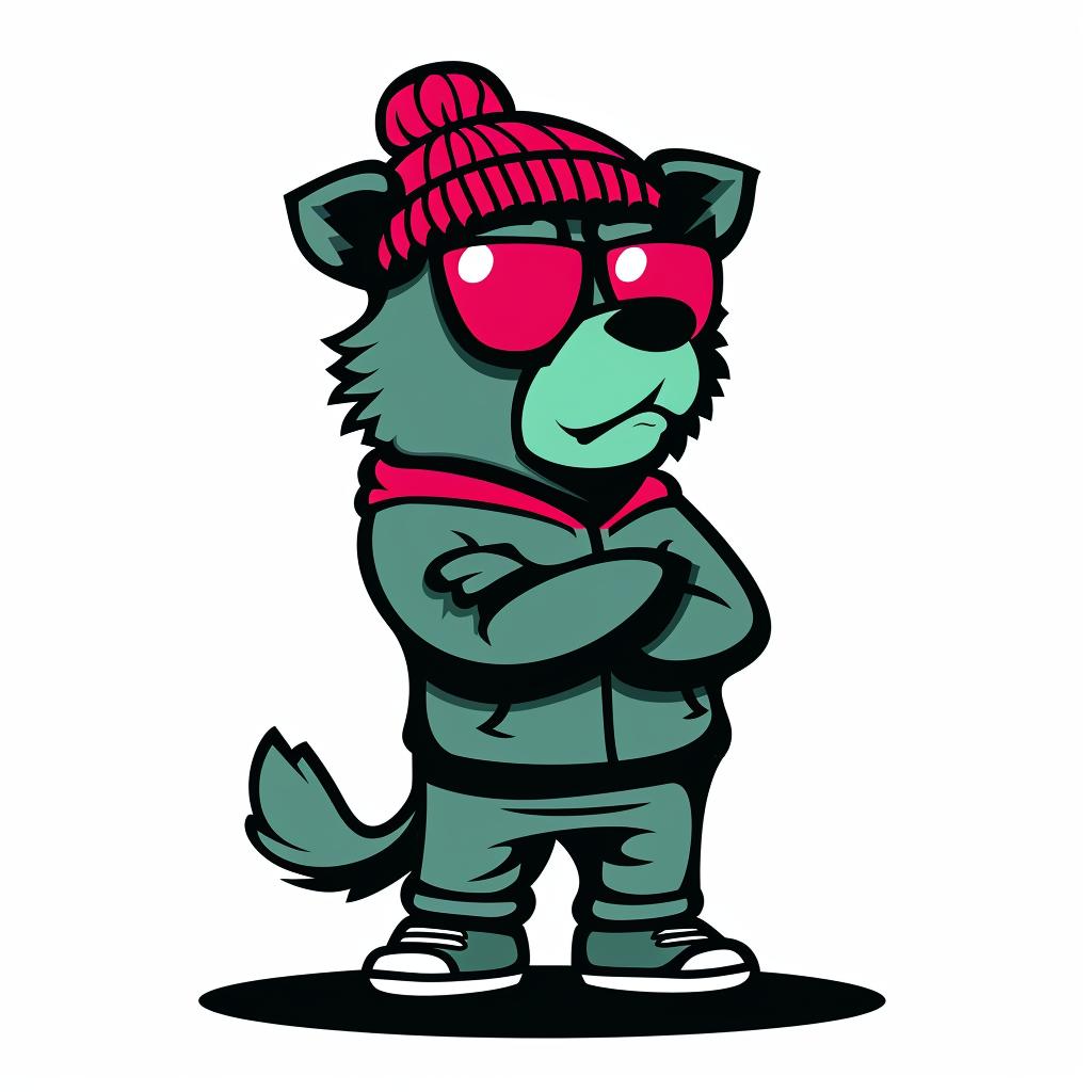 wolf  animal  streetwear  aggressive  sunglasses  hat  cartoon  culture  urban  minimal 958444