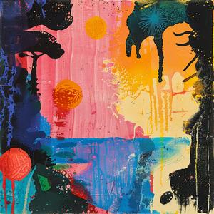 surreal  blockprint  colorful  painting  GuyAroch  EtelAdnan  creative  art  shapes  splatters 1063008