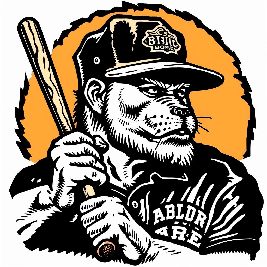 baseball  lion  bat  character  playful  fun  art  creative  sporty  whimsical 940221