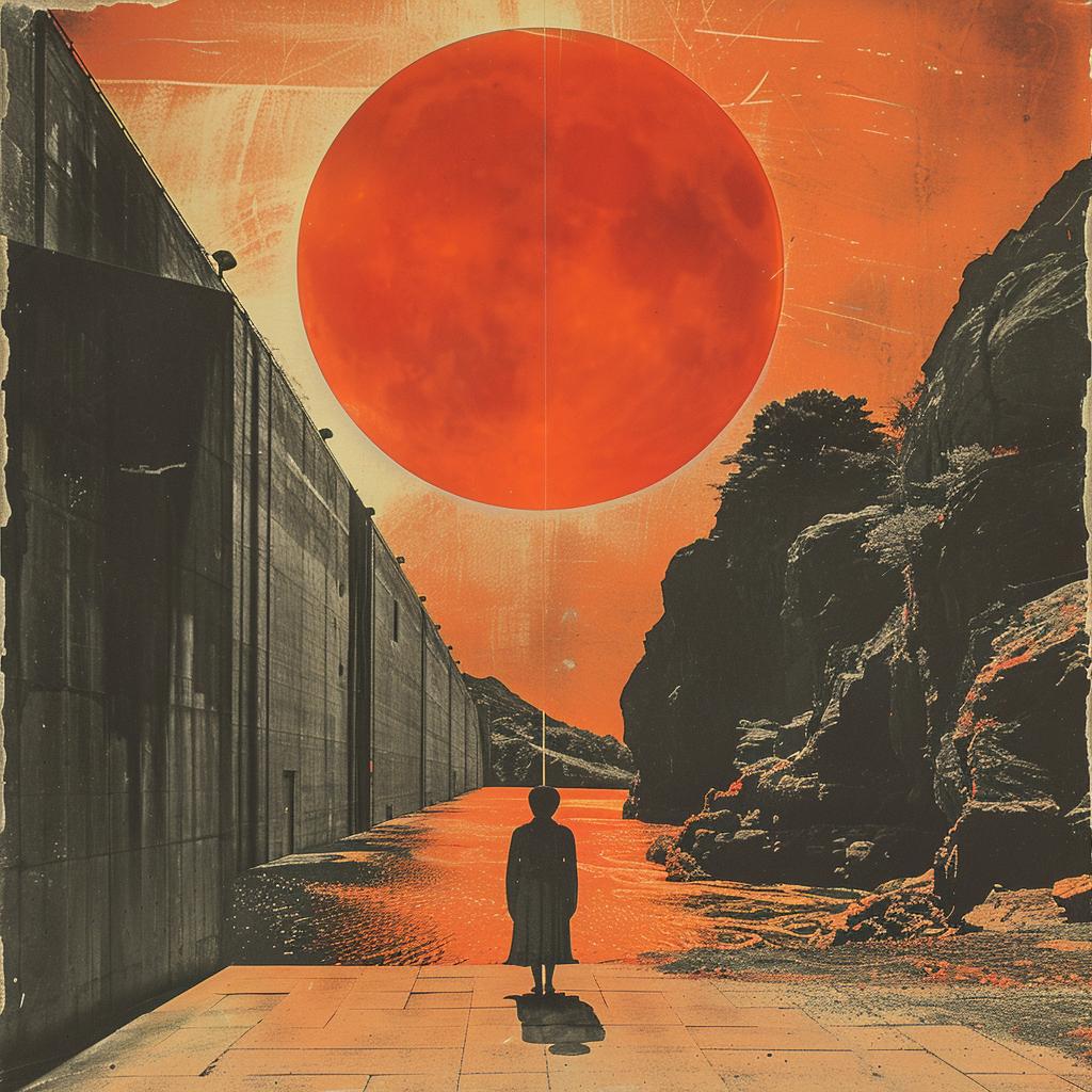 surreal  album  cover  hyper-realistic  screenprinting  Tadanori  Yokoo  sun  star  album 960440