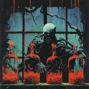 art  dead  neon  horror  comic  graphic  fantasy  mystical  dark  illustration 1079424