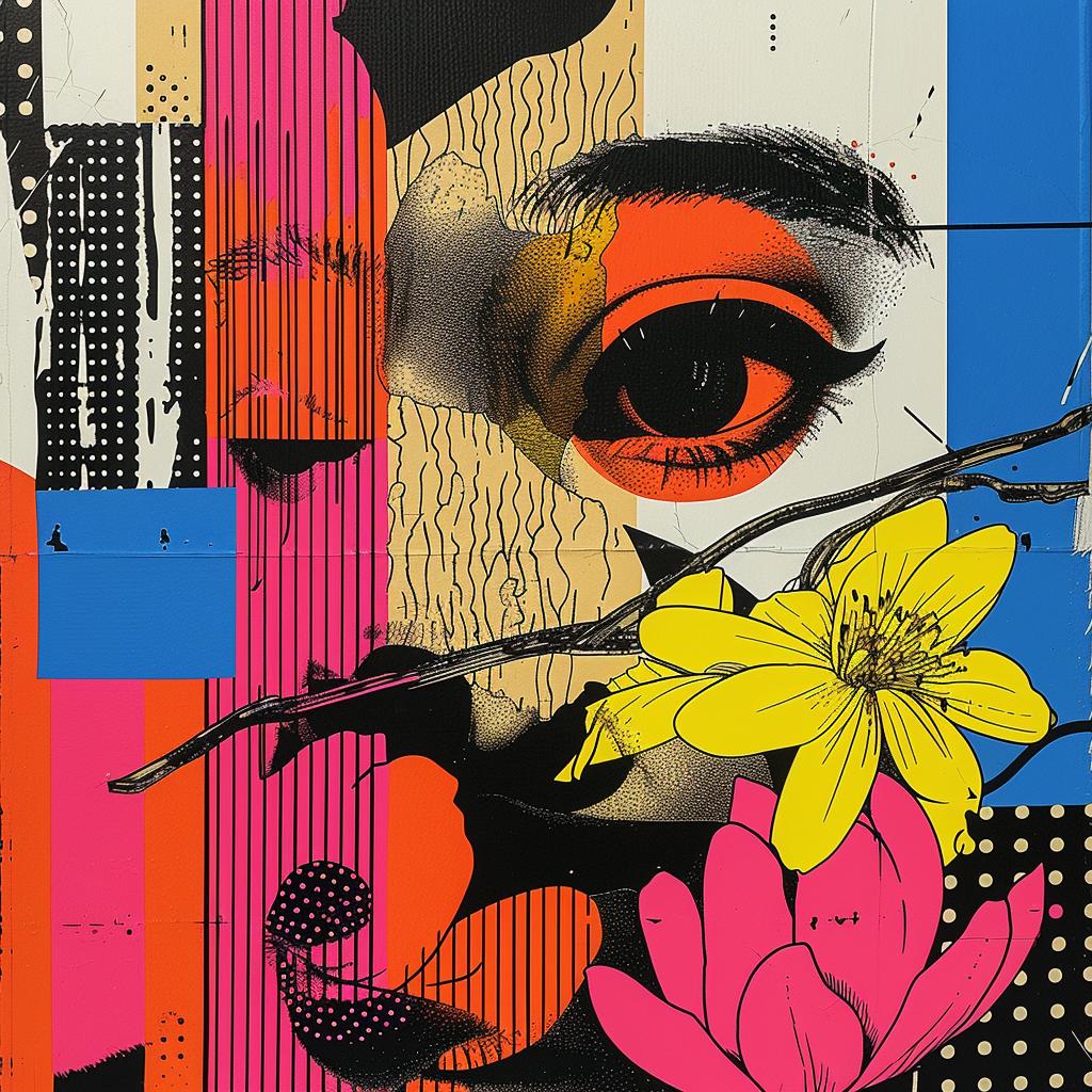 creative  surreal  album  flowerpunk  painting  woman  flowers  colorful  expression  bright 1020836