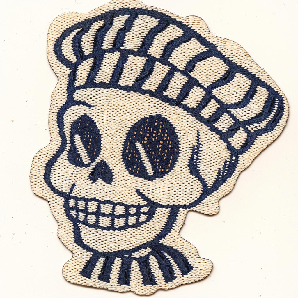 patch  skull  chef  hat  chenille  hip-hop  culture  simple  minimal  art 961199