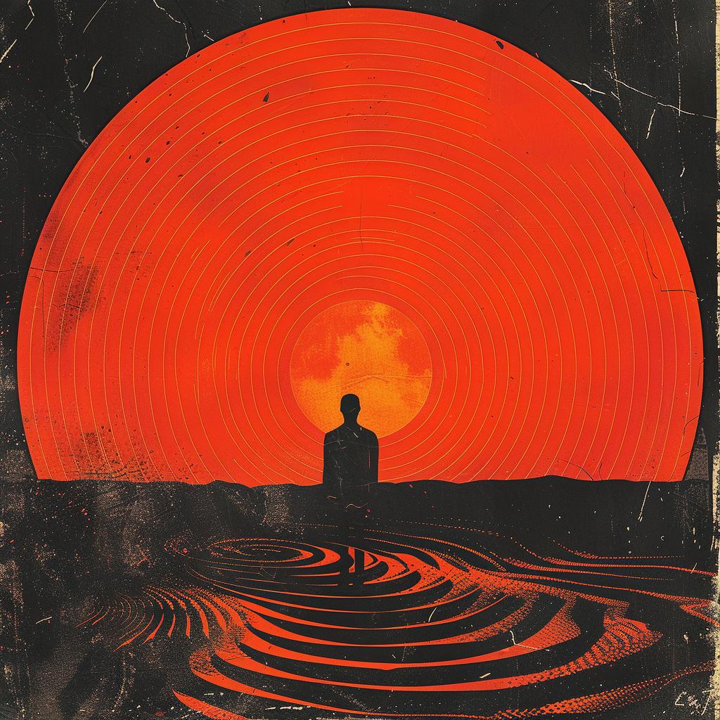 surreal  album  cover  record  screenprinting  Saul  Bass  creative  minimal  design 960950