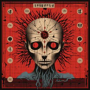 poster  skull  red  eyes  band  screamer  design  art  symmetry  symbolism 1078660