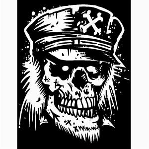 skull  hat  cross  symbolic  dark  edgy  tattoo  illustration  macabre  biker 1064961