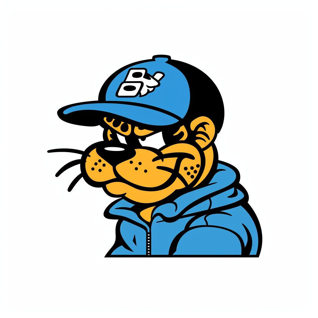 cartoon  dog  animal  streetwise  cap  blue  minimal  style  urban  fashion 955673
