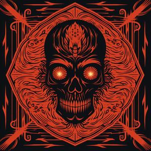 skull  redeyes  tribal  pattern  graphic  dark  bold  design  minmal  symmetry 1078817