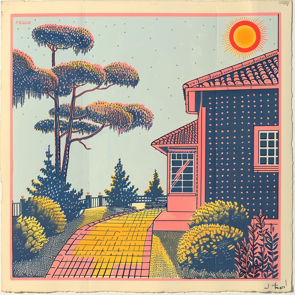 brutality  poster  surreal  lighting  glow  natural  art  house  trees  Ed Ruscha 962909
