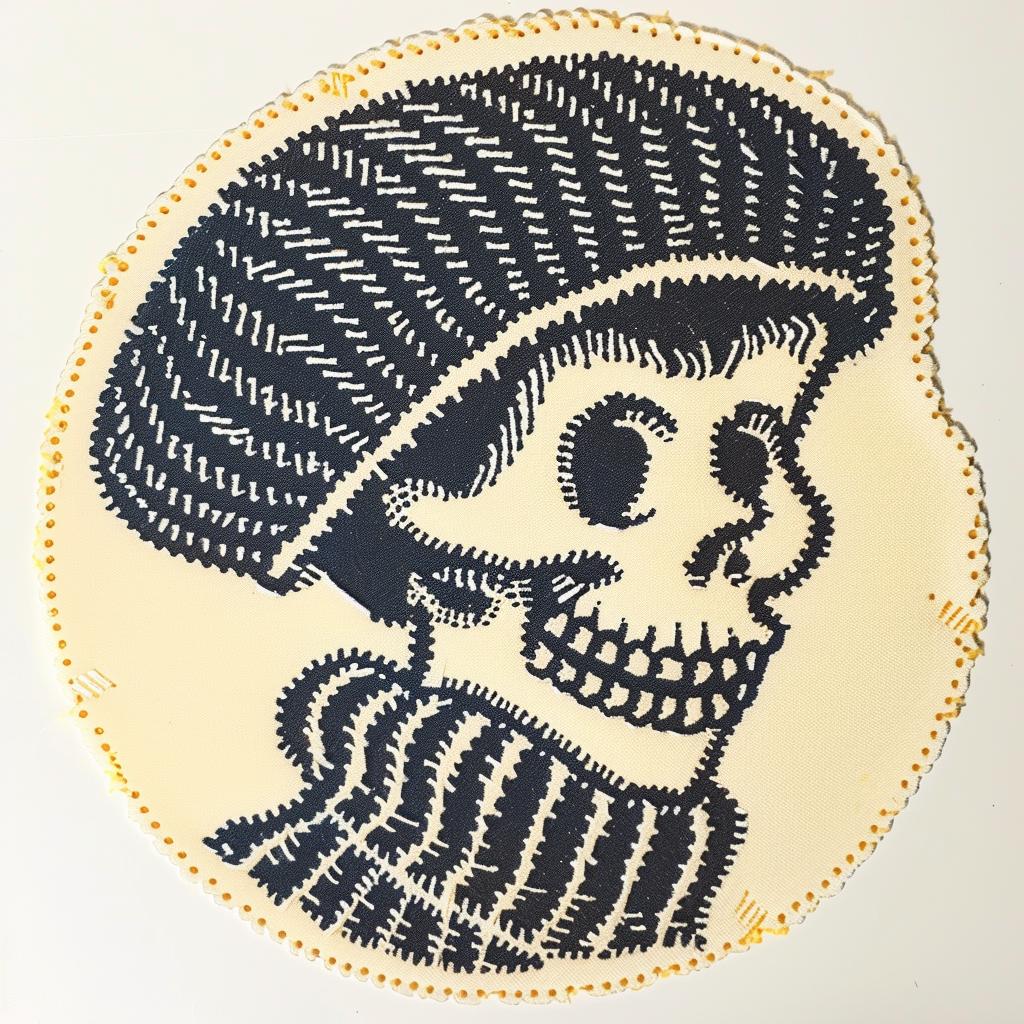 skull  hat  scarf  patch  chenille  streetwear  hip-hop  kawaii  simple  minimal 961160