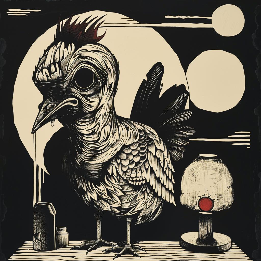 provocative  art  chicken  table  red  light  surreal  dark  naturalistic  spiritual 936348