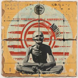 encaustic  paint  man  sun  background  Ravi  Zupa  Claude  Cahun  art 1064533