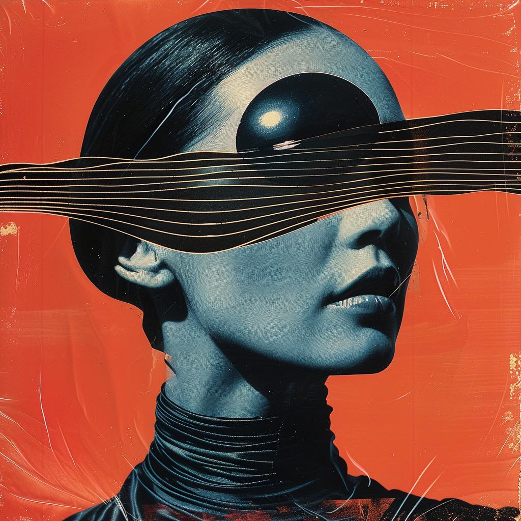 woman  black  eye  red  background  hyper-realistic  Lee Broom  creative  design  imagery 960611