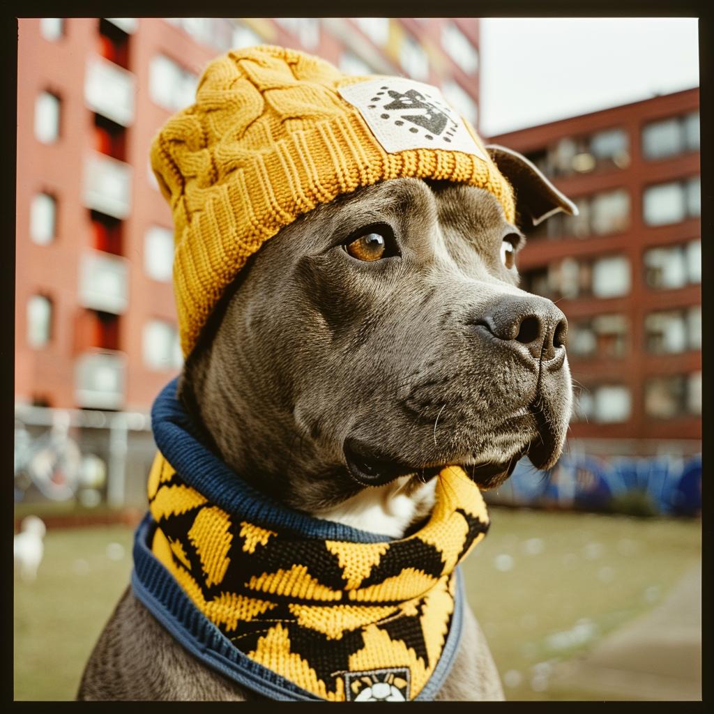dog  cane corso  streetwise  aggressive  knit cap  urban  minimal  culture  scarf  animal 956590