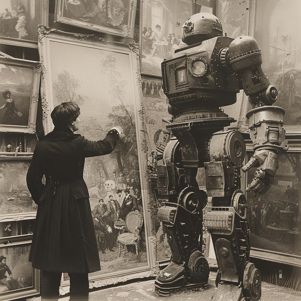 robot  Goliath  man  suit  art  gallery  vintage  interaction  portrait  surreal 960075