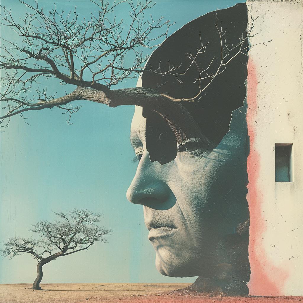portrait  face  man  tree  background  artistic  abstract  provocative  imagery  Ruscha 1026300