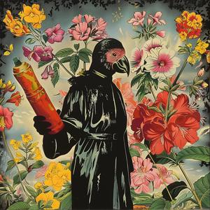 man  flower  painting  chromolithography  art  portrait  soft  colorful  figurative  nature 1050373
