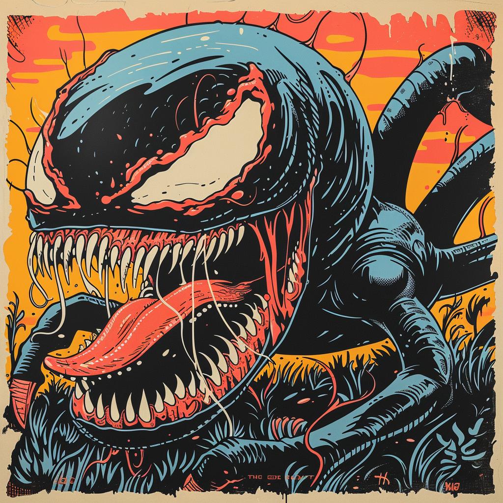 poster  snake  venomous  illustration  dark  mcfarlane  style  graphic  creature  art 929728
